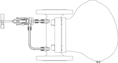 Fig. 7-3: Float trap with a needle valve for air venting, ARI Type CONA®S 631